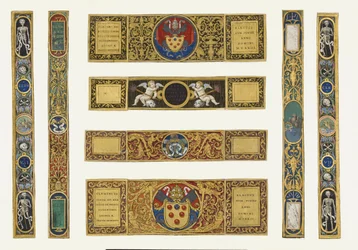 Marlay Cutting Italienisch 33: Acht Streifen einer Bordüre aus einem Missale von Papst Clemens VII., nach 1523